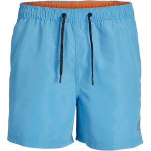 Jack & Jones Plus Size Zwemshort Heren JPSTFIJI Effen Lichtblauw - Maat 44 / 5XL - Zwembroek