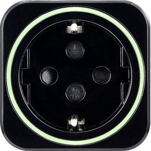 VOLTCRAFT SEM6500 BLACK Energiekostenmeter Incl. radiografische stekkerdoos, Gegevensexport, Datalogger, Kostenprognose