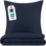 Blumtal - Evolon® Dekbedovertrek - Donkerblauw - Anti-Allergisch - 2 Kussenslopen