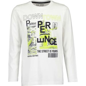 Blue Seven-Jongens t-shirt-Wit