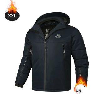 Bovista Skipak - SkiBroek - Skijas - Ski Suit - Wintersport - Heren - Winter - Warm Fleece - Marineblauw - Maat M