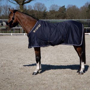 Cavar Zomerdeken Paard Donkerblauw 185 cm - paardendeken - paardenspullen