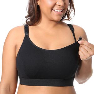 Allecto plus - Grote Maten Borstvoedingsbeha's voor Dames - Comfortabele Katoenen Zwangerschapsbeha's - Voedingsbeha's met Handige Sluiting