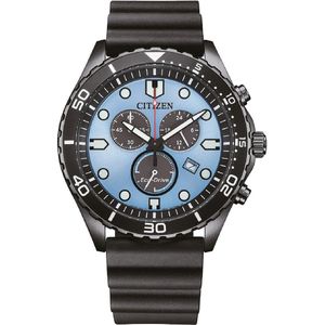 Citizen OF Sporty Aqua AT2567-18L Horloge - Rubber - Zwart - Ø 43 mm
