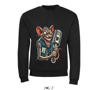 Sweatshirt 2-175 Rat Fix blauw - 3xL, Zwart