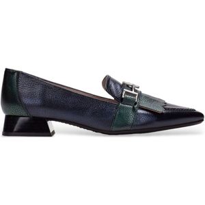 Hispanitas - CHI243573 - Leren Loafers - Marineblauw - Plat