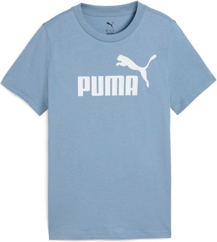 Puma - ESS 2-col nr. 1 Logo Tee - Blauw - T-shirt - Korte Mouwen