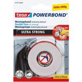 Tesa Powerbond montagetape extra sterk 19 mm x 1,5 m - Dubbelzijdige tape - Klustape