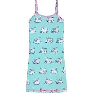 Claesen's® - Meisjes Dress - Swans Birds - 95% Katoen - 5% Lycra