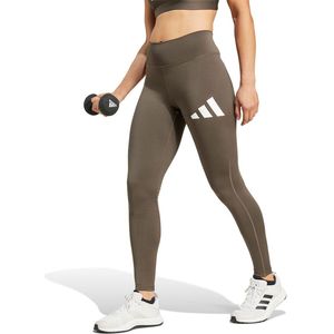 Adidas - Train Essentials Big Logo Leggings - Zwart - Polyester - Hoge Taille