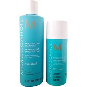 Moroccanoil Twin pack Volume Shampoo 250ml + Thickening Lotion 100ml