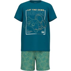 Nacht Setje - Korte Mouwen - Jersey - Zacht - Elastische Taille