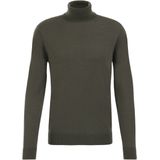 WE Fashion - Slim Fit Coltrui - Merinowol