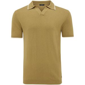 Tresanti ERSILIO V neck polo with contrast tripes Bright green (TRKWJA113 - 906)
