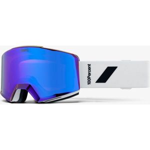 100% Ski Goggles Norg - White/Violet - Mirror Violet Lens - L