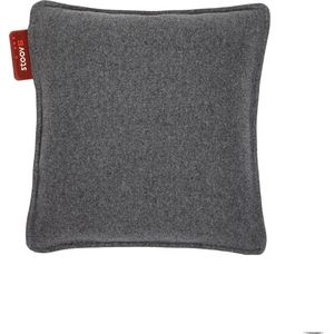 Stoov Warmtekussen | Ploov² Grey | Duurzaam & Draadloos | Infrarood warmtekussen | 45x45 cm | Standard batterij