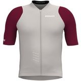 Bioracer - Icon Kids - Fietsshirt - Warm Grey Bordeaux - Korte Mouw