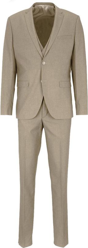 Steffen Klein - Driedelig Pak - Marineblauw - Met Vest