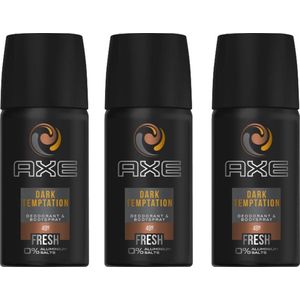 Axe® | 3 x 35ml Dark Temptation deo spray SMALL