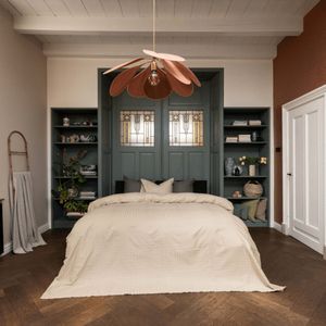 Kayori - Kora - DBO - Katoensatijn - 240/200-220 - Taupe