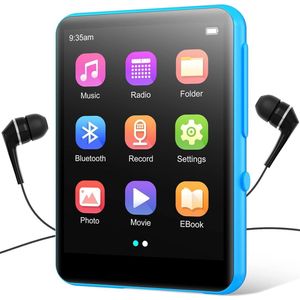 MP3 Speler Bluetooth - FM-Radio - Blauw