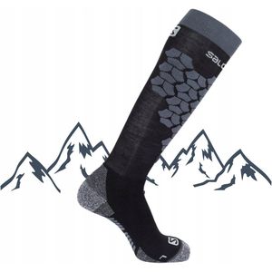 Salomon S/ACCESS Skikousen Merino Wol Warm Maat 39-41