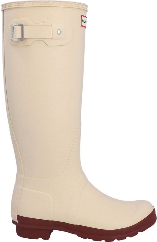 Hunter - Women's Original Tall Wellington Boots Shifting Sand/Merlot - Maat 37