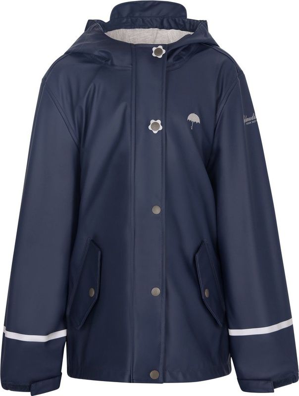 Schmuddelwedda Mantel  marine / zilvergrijs