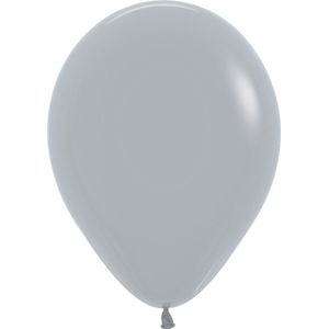 Amscan 20000782, Speelgoed ballon, Latex, Grijs, 30 cm, 50 stuk(s)