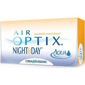 -4,00 Air Optix Night&Day Aqua  -  6 pack  -  Maandlenzen  -  Contactlenzen