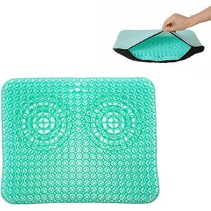 Gel Zitkussen - Multifunctioneel Gel Kussen - Ademend en Koel - Hoog Elasticiteit Stoelondersteuning - Verlicht Heupvermoeidheid - Voor Stoel, Bureaustoel, Auto, Rolstoel - Antislip