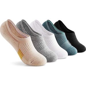 Malinsi® Sokken 5-Pack Dames en Heren - Sneakersokken Onzichtbaar 42-46 - Sportsokken voor Yoga Pilates Ballerina Ballet Huissokken - Fietssokken Wielrensokken Fiets tennissokken & Voetbal