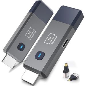 Draadloze HDMI-zender en ontvanger voor 4K en 1080p met lage latentie