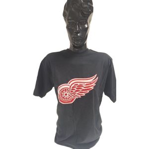 DETROIT REDWINGS-T-SHIRT-BLACK-M
