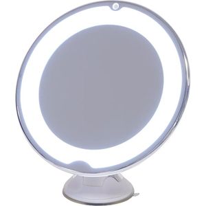 Make up spiegel - Vergrootspiegel met zuignap - Met LED verlichting