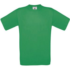 T-shirt Kind 7/8 Y (7/8 ans) B&C Ronde hals Korte mouw Kelly Green 100% Katoen