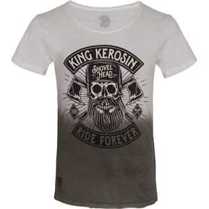 King Kerosin T-Shirt Lumberjack White-S