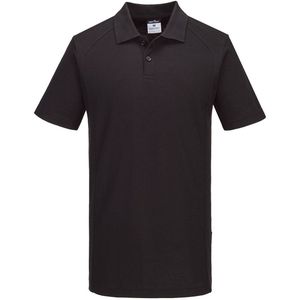 Portwest - WX2 - Poloshirt - Zwart - Korte Mouw
