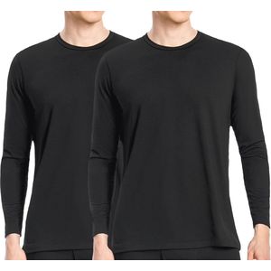 Thermisch Ondergoed Set voor Heren - 2-delige Fleece Lange Mouwen - Lichtgewicht Basislaag