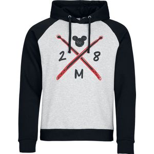 Mickey Mouse Rock Out Loud Heren Trui met capuchon - grijs/zwart - S