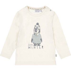 Dirkje jongens longsleeve Off white - 02 Boys frosty friends - Maat 56