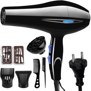 Professionele Haardroger Set - 6 Accessoires & Diffuser - 2 Snelheden & 3 Temperatuurstanden - Geschikt voor Salon en Thuisgebruik