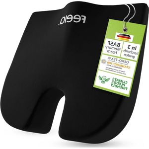 Wigvormig Orthopedisch Kussen - 3 Hardheidsgraden - Ergonomisch Zitkussen voor Bureaustoel - Vermindert Pijn en Verhoogt Zitcomfort - Bevordert Doorbloeding en Verlichting