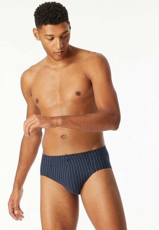 Schiesser - 95/5 - Heren Onderbroek - Meerkleurig Gestreept - Set van 3 Stuks