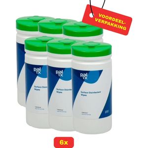 6 x Pal TX Desinfectiedoekjes 200 stuks - voordeelverpakking