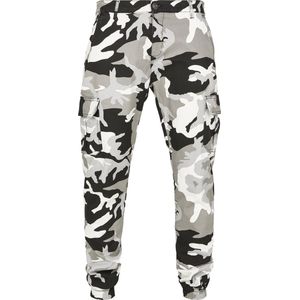 Heren - Mannen - Strijders - Camouflage - Streetwear - Modern - Casual - Menswear - Camo - Cargo - Jogging Pants snow camo