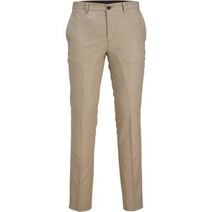 JACK & JONES Solaris Trouser regular fit - heren pantalon - beige - Maat: 52