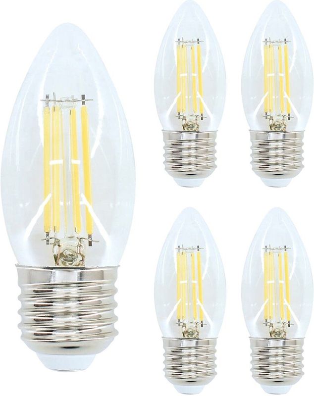 Bemko Premium LED Lamp E27 - vervangt 50W (6W) - 750lm - 4000K Neutraal Wit - 230V - 5 stuks