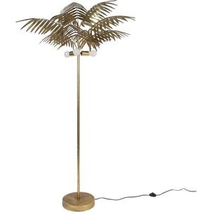 Vloerlamp Palm Ø 100*193 cm Goudkleurig Ijzer Staande Lamp Staanlamp
