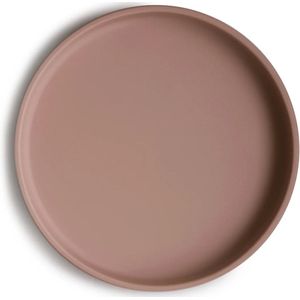 Mushie - Silicone Bord met Zuignap - Borden & kommen - Cloudy Mauve